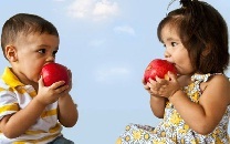 Latino Children Eating Healthy
