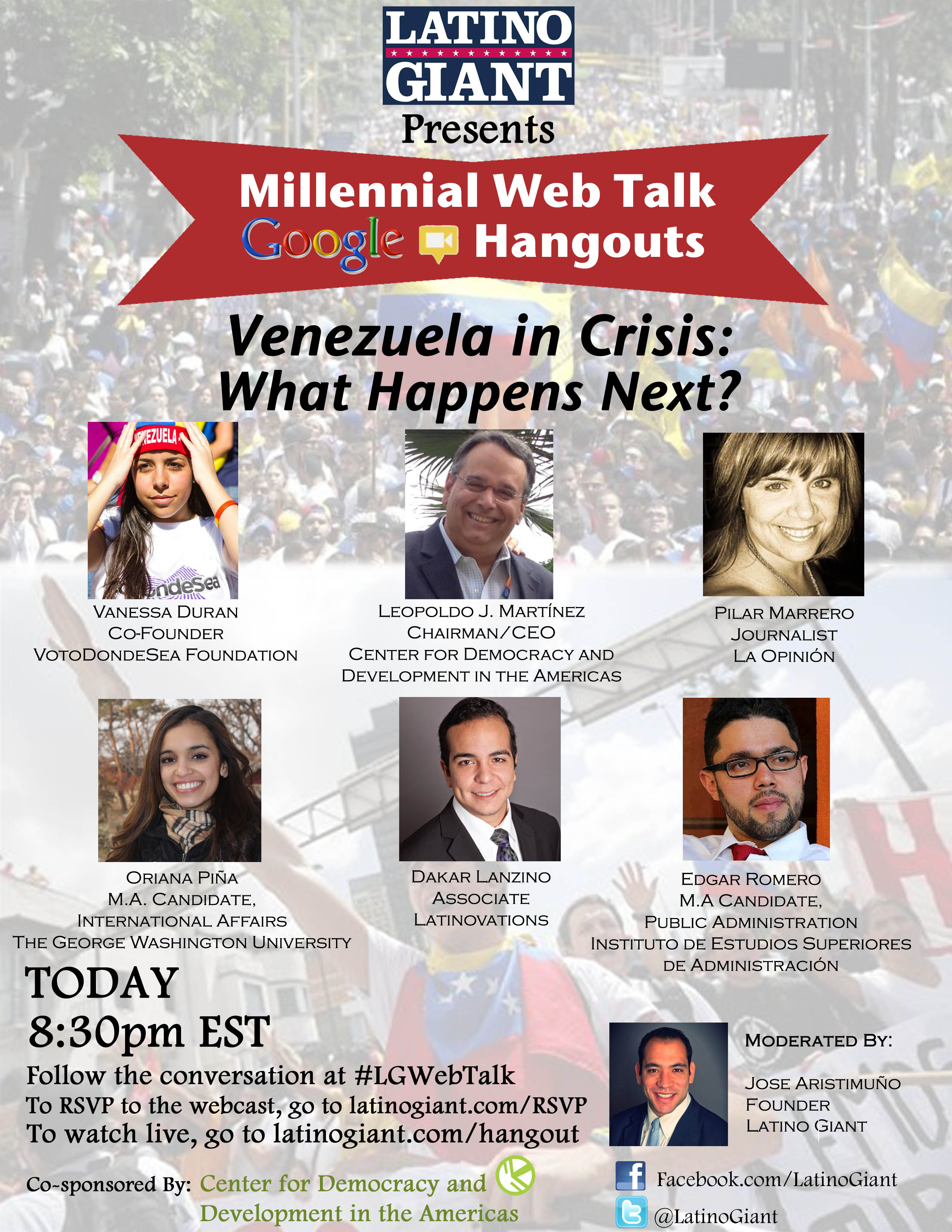 Latino Giant Google Hangout Venezuela (TODAY)