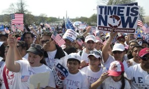 Immigration protest, Washington